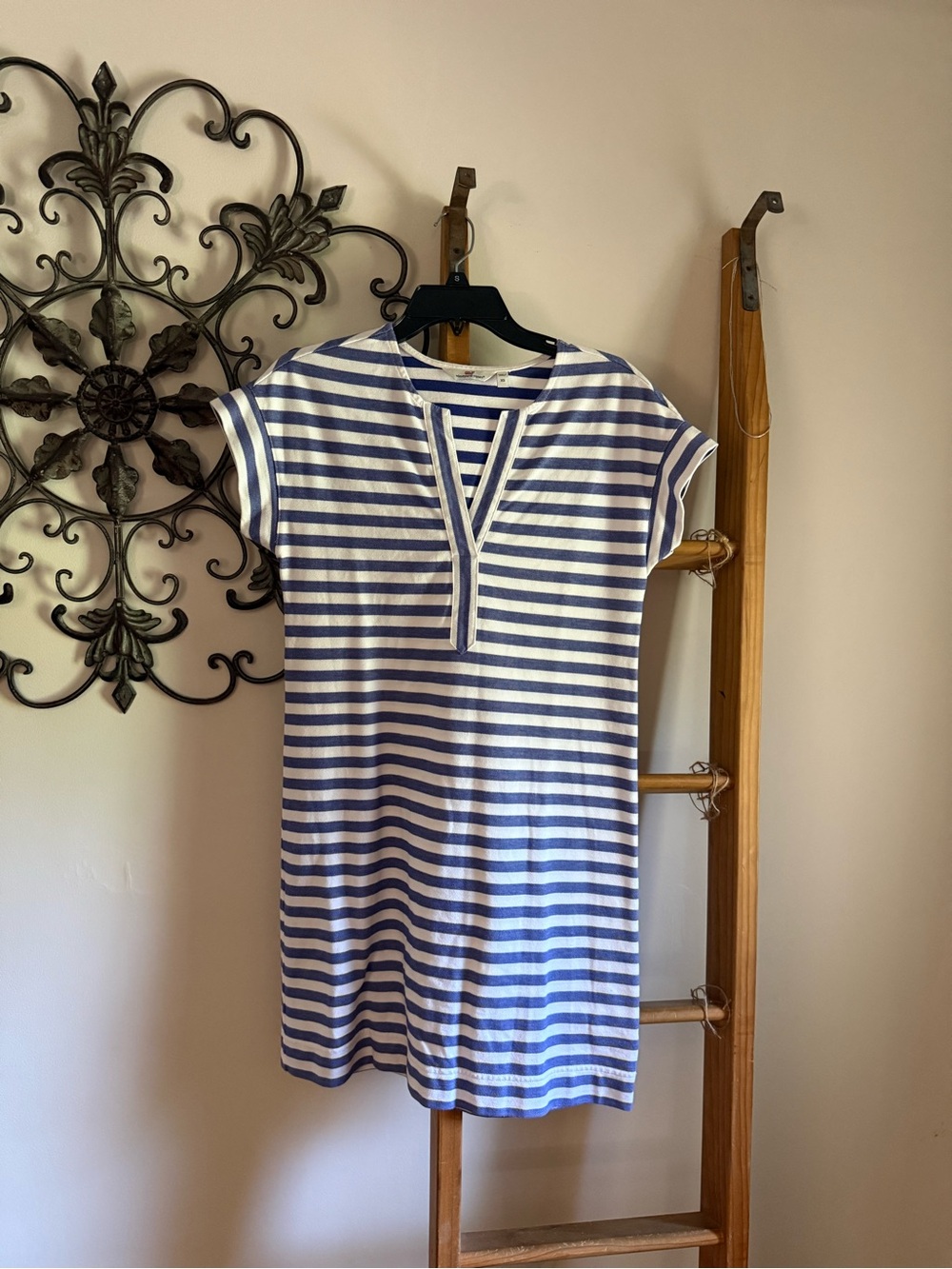 Vineyard Vines Blue and White Striped Tunic Dress